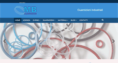 Desktop Screenshot of mbguarnizioni.com